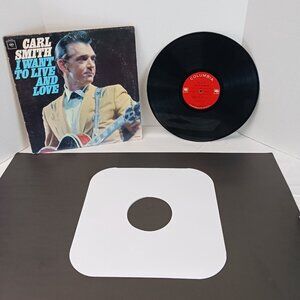 Carl Smith I Want to Live and Love Vinyl Record VTG 1965 MCM CL 2293 Mono VG+